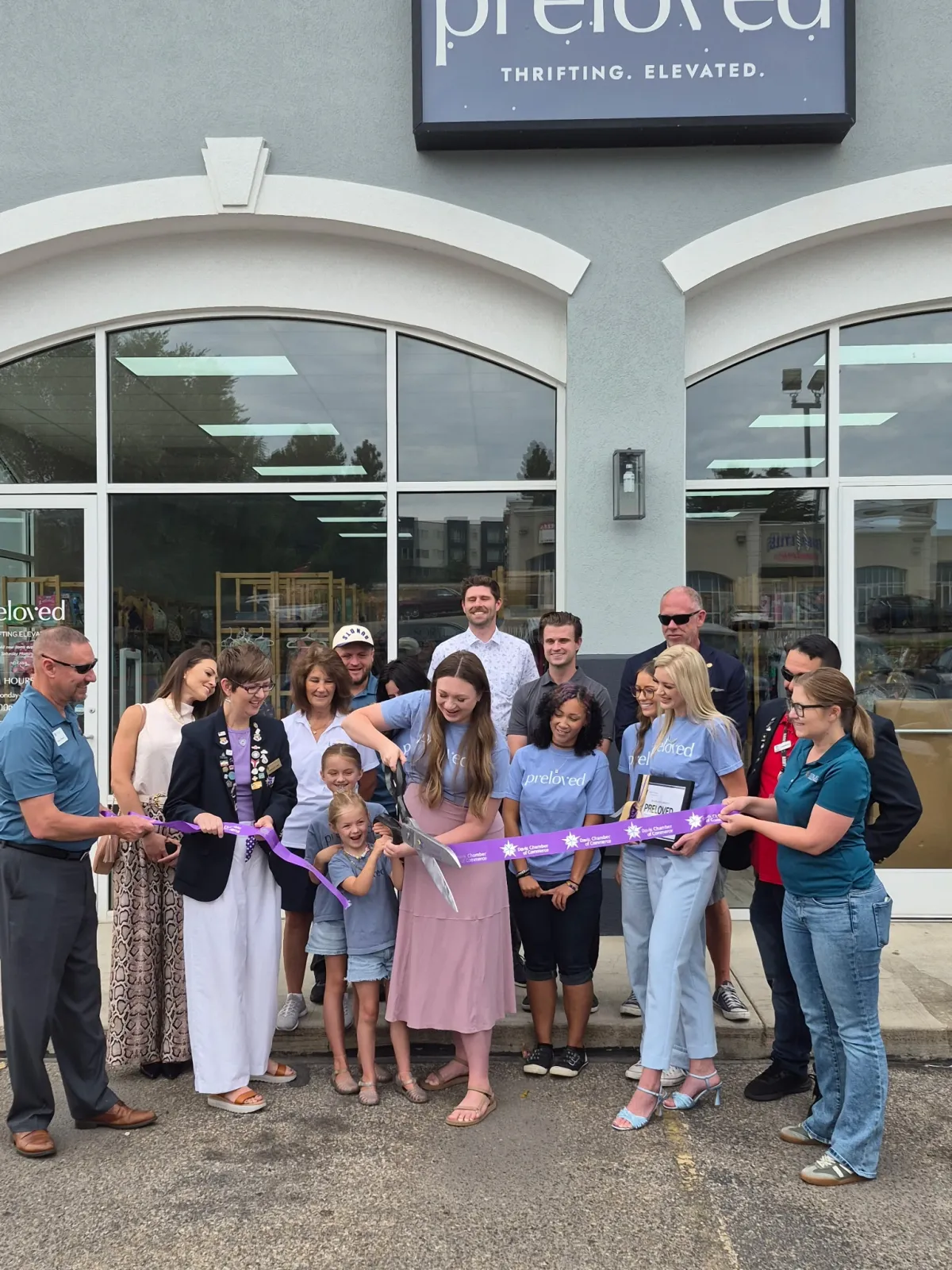 Preloved Love Ribbon Cutting