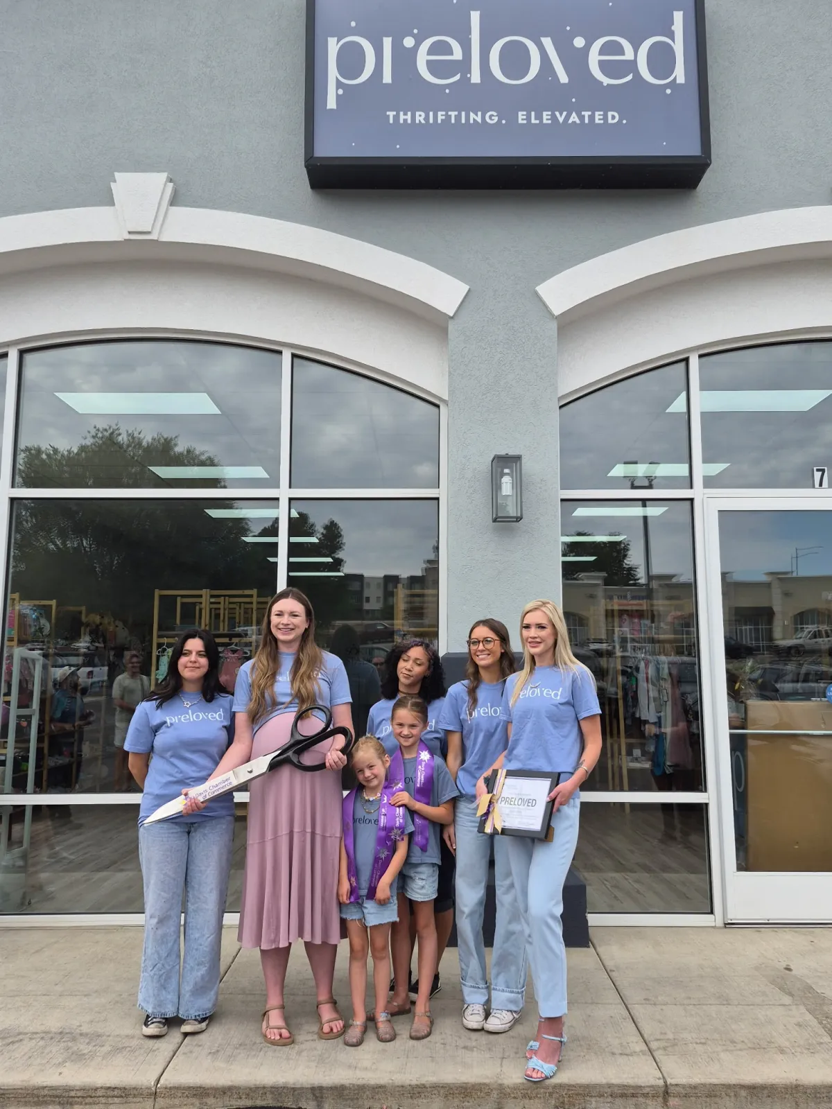 Preloved Love Ribbon Cutting
