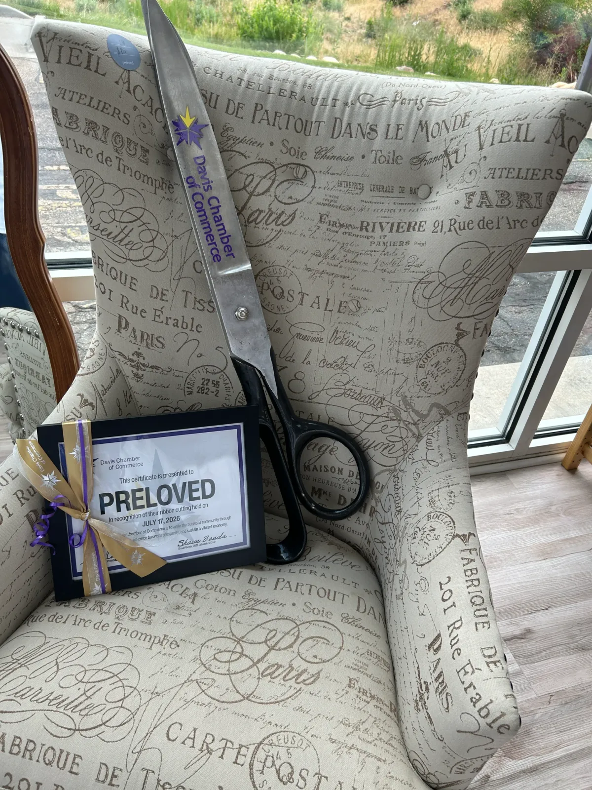 Preloved Love Ribbon Cutting