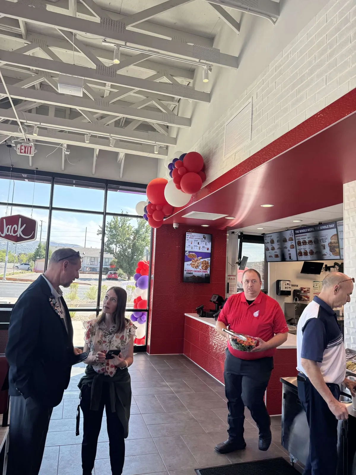 Jack in the Box Ribbon Cutting