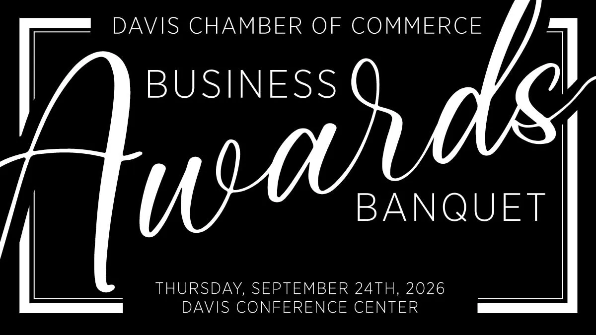 2026 Davis Chamber of Commerce Business Awards Banquet - September 24 - Thursday